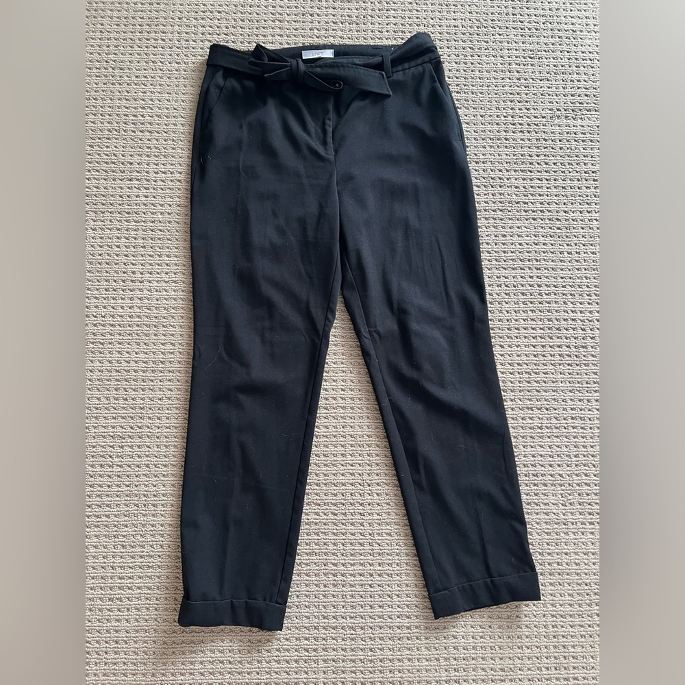 LOFT Black Straight Leg Pants